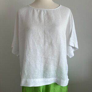 Chico's 100% Linen Top,  Medium